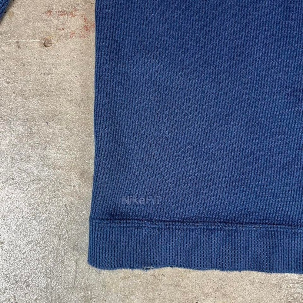 Vintage Y2K Nike ACG blue long sleeve thermal shirt Men's Size Medium - Picture 5 of 7